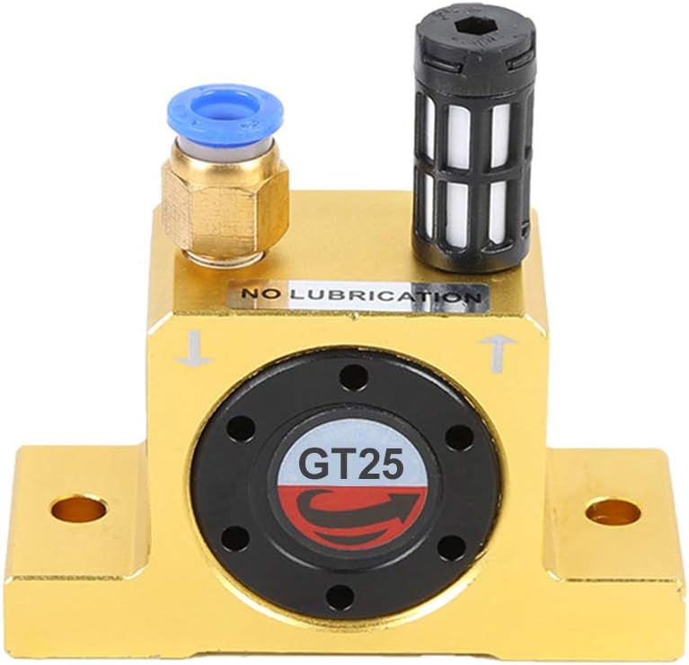 AFUXING Industrial Turbine Vibrators, GT25 Pneumatic Turbine Vibrator, 1/4" Industrial Turbine Vibrators, Noiseless Industrial Vibrator - Image 1